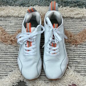 Reebok White and Orange Men's Sneakers - New!